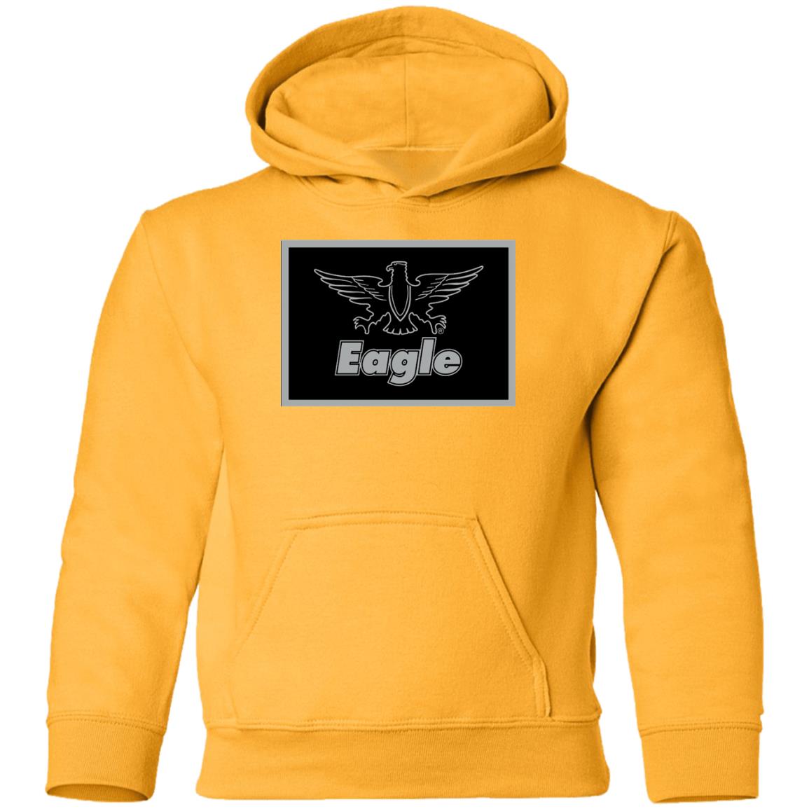 Eagle Flag Silver/Black G185B Youth Pullover Hoodie - Image 10