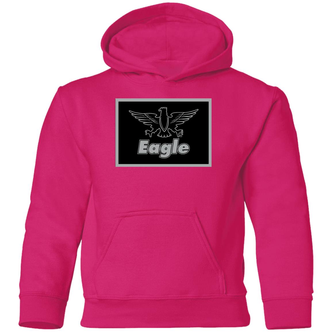 Eagle Flag Silver/Black G185B Youth Pullover Hoodie - Image 14