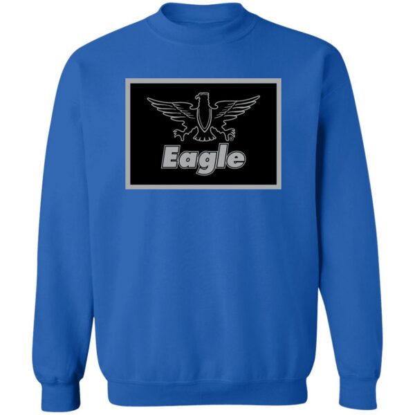 Eagle Flag Silver/Black Z65x Pullover Crewneck Sweatshirt 8 oz (Closeout) - Image 6