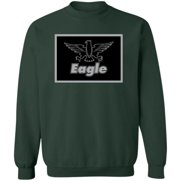 Eagle Flag Silver/Black Z65x Pullover Crewneck Sweatshirt 8 oz (Closeout) - Image 7
