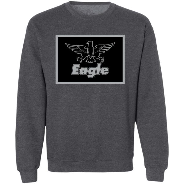 Eagle Flag Silver/Black Z65x Pullover Crewneck Sweatshirt 8 oz (Closeout) - Image 3