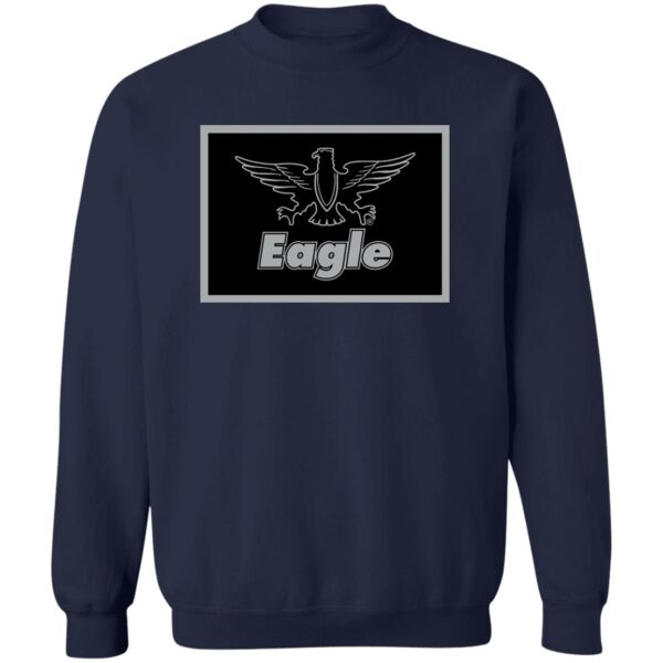 Eagle Flag Silver/Black Z65x Pullover Crewneck Sweatshirt 8 oz (Closeout) - Image 4
