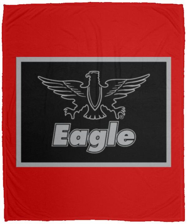 Eagle Flag Silver/Black VPM Cozy Plush Fleece Blanket - 50x60 - Image 9
