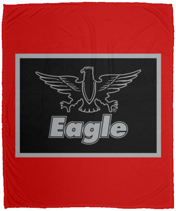 Eagle Flag Silver/Black VPM Cozy Plush Fleece Blanket - 50x60 - Image 9