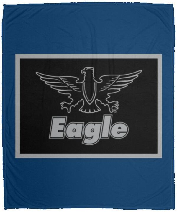 Eagle Flag Silver/Black VPM Cozy Plush Fleece Blanket - 50x60 - Image 10