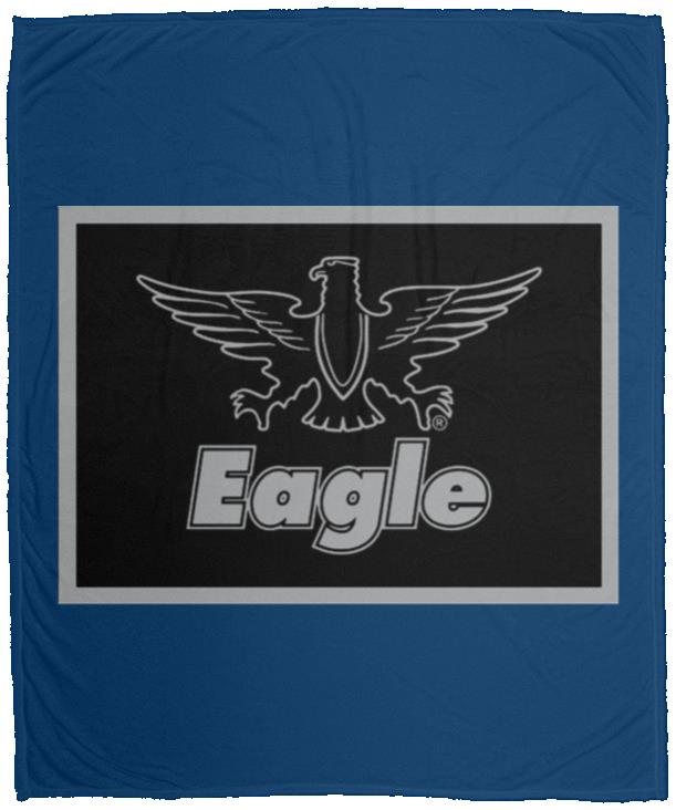 Eagle Flag Silver/Black VPM Cozy Plush Fleece Blanket - 50x60 - Image 10
