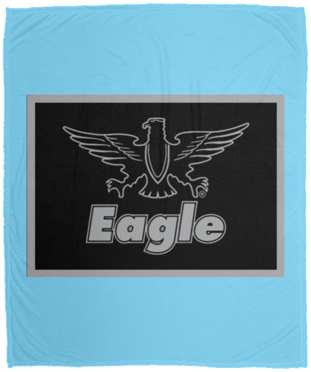 Eagle Flag Silver/Black VPM Cozy Plush Fleece Blanket - 50x60 - Image 4