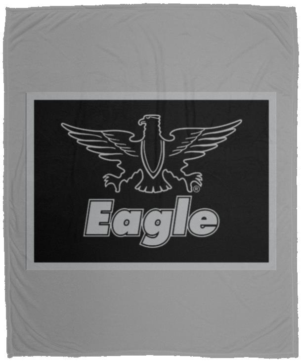 Eagle Flag Silver/Black VPM Cozy Plush Fleece Blanket - 50x60 - Image 5