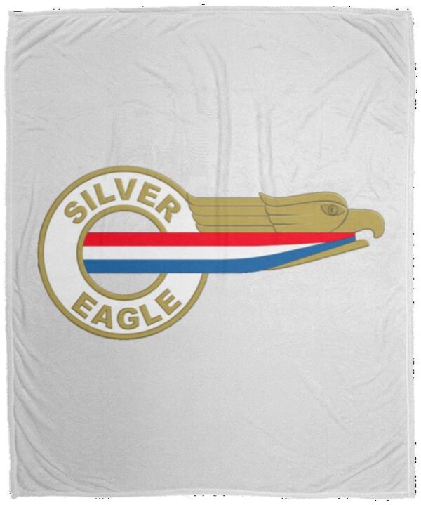 Silver Eagle Curbside Logo VPM Cozy Plush Fleece Blanket - 50x60