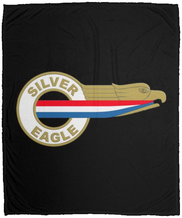 Silver Eagle Curbside Logo VPM Cozy Plush Fleece Blanket - 50x60 - Image 2