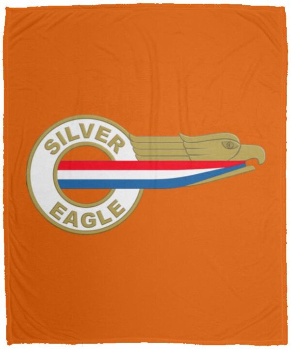 Silver Eagle Curbside Logo VPM Cozy Plush Fleece Blanket - 50x60 - Image 3