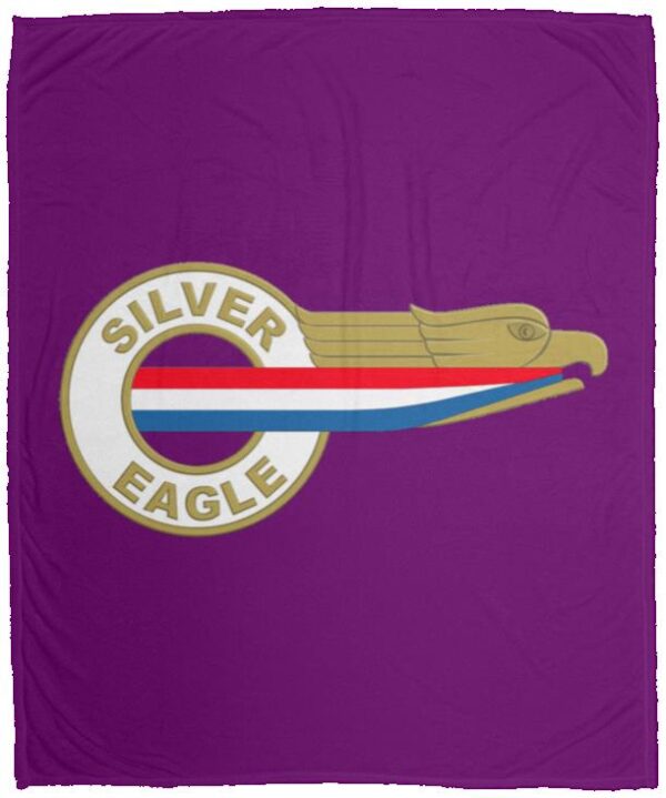 Silver Eagle Curbside Logo VPM Cozy Plush Fleece Blanket - 50x60 - Image 8