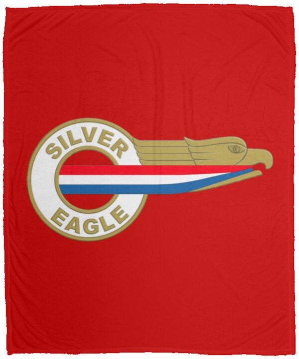 Silver Eagle Curbside Logo VPM Cozy Plush Fleece Blanket - 50x60 - Image 9