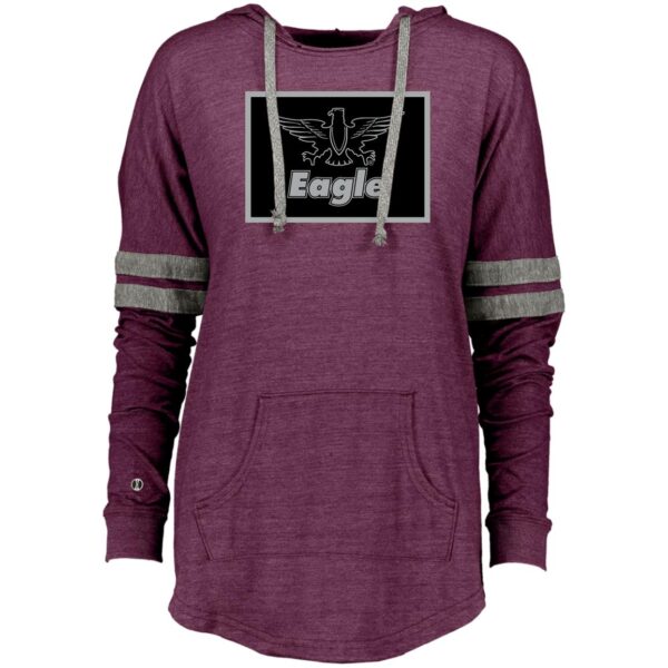 Eagle Flag Silver/Black 229390 Ladies Hooded Low Key Pullover - Image 3