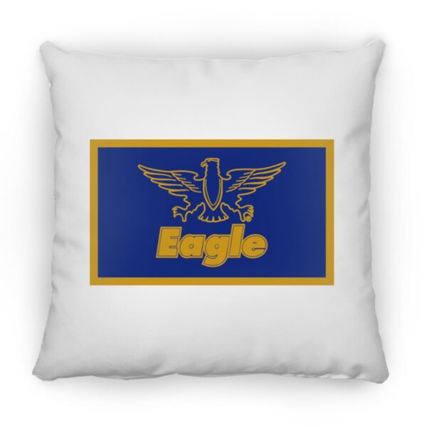 Eagle Flag Gold/Blue ZP18 Large Square Pillow