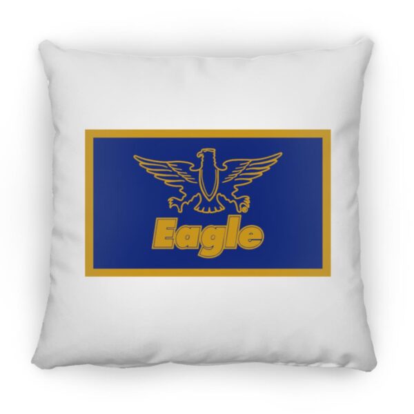 Eagle Flag Gold/Blue ZP16 Medium Square Pillow