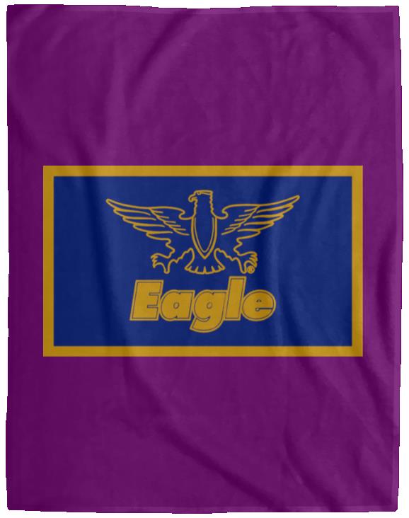 Eagle Flag Gold/Blue VPL Cozy Plush Fleece Blanket - 60x80 - Image 7
