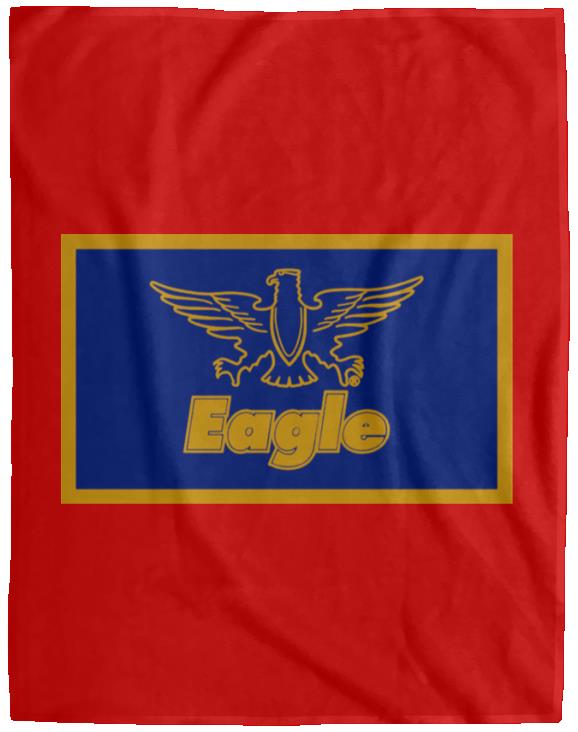 Eagle Flag Gold/Blue VPL Cozy Plush Fleece Blanket - 60x80 - Image 8