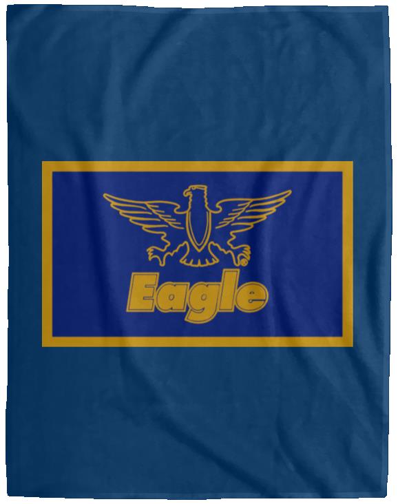 Eagle Flag Gold/Blue VPL Cozy Plush Fleece Blanket - 60x80 - Image 9