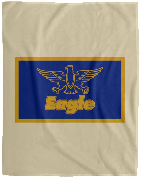 Eagle Flag Gold/Blue VPL Cozy Plush Fleece Blanket - 60x80 - Image 10