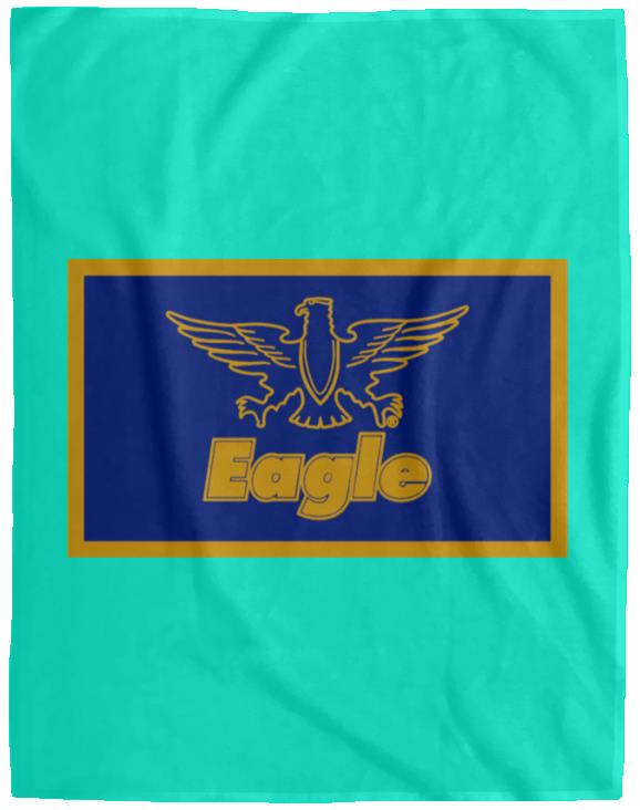 Eagle Flag Gold/Blue VPL Cozy Plush Fleece Blanket - 60x80 - Image 11