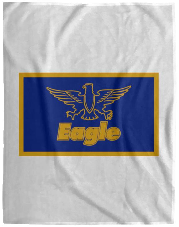 Eagle Flag Gold/Blue VPL Cozy Plush Fleece Blanket - 60x80
