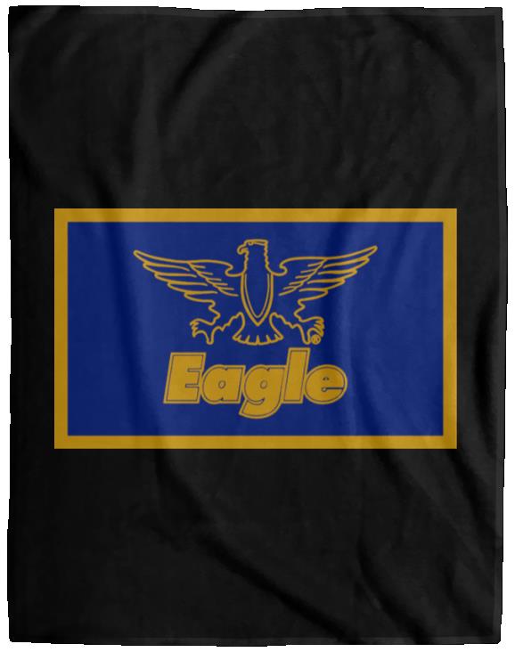 Eagle Flag Gold/Blue VPL Cozy Plush Fleece Blanket - 60x80 - Image 2