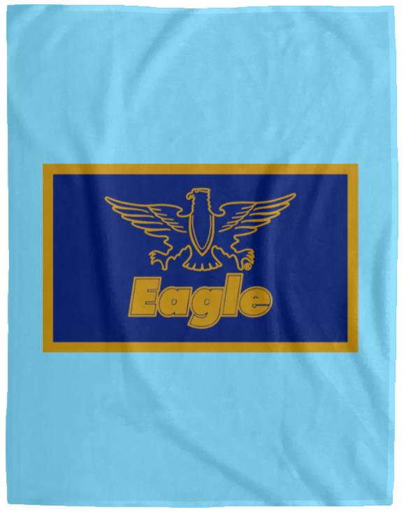 Eagle Flag Gold/Blue VPL Cozy Plush Fleece Blanket - 60x80 - Image 3