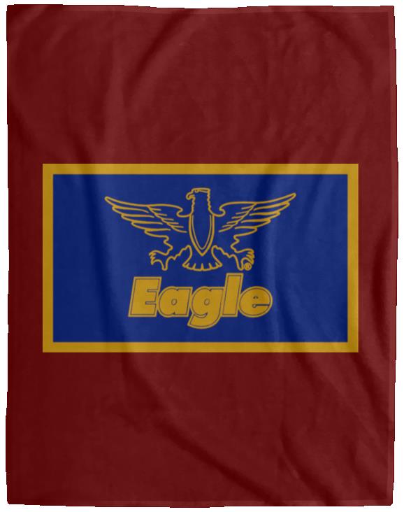 Eagle Flag Gold/Blue VPL Cozy Plush Fleece Blanket - 60x80 - Image 5