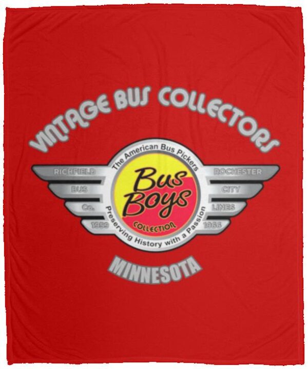 Busboys Logo - 1.v3 VPM Cozy Plush Fleece Blanket - 50x60 - Image 9
