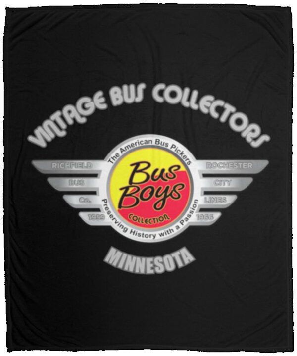 Busboys Logo - 1.v3 VPM Cozy Plush Fleece Blanket - 50x60 - Image 2
