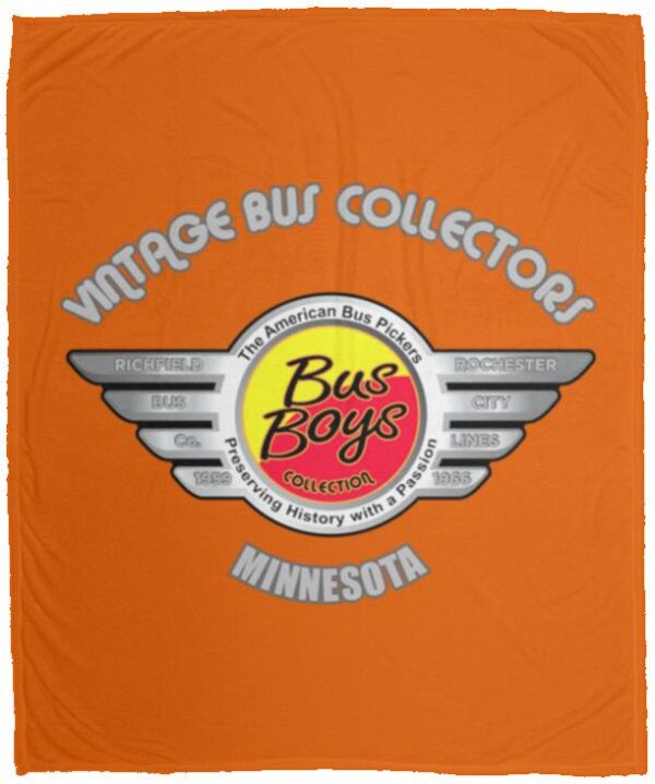 Busboys Logo - 1.v3 VPM Cozy Plush Fleece Blanket - 50x60 - Image 3