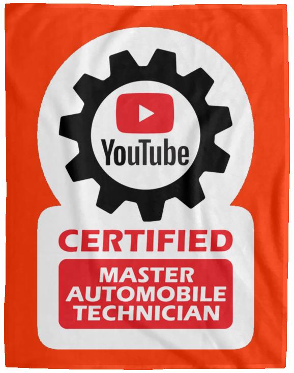 Certified YouTube Master Automotive Technician VPL Cozy Plush Fleece Blanket - 60x80 - Image 6