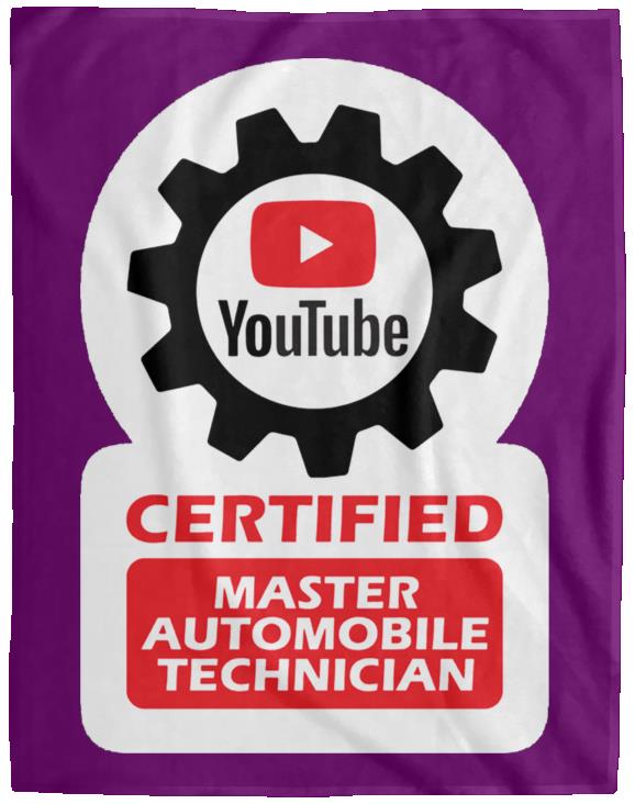 Certified YouTube Master Automotive Technician VPL Cozy Plush Fleece Blanket - 60x80 - Image 7