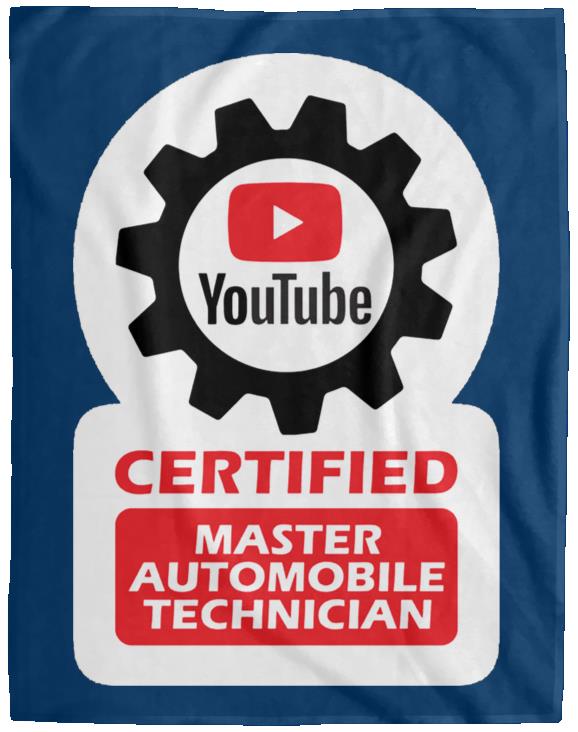 Certified YouTube Master Automotive Technician VPL Cozy Plush Fleece Blanket - 60x80 - Image 9