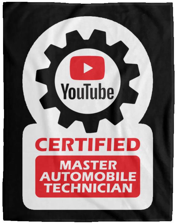 Certified YouTube Master Automotive Technician VPL Cozy Plush Fleece Blanket - 60x80 - Image 2