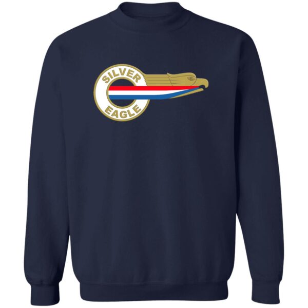 Silver Eagle Curbside Logo Z65x Pullover Crewneck Sweatshirt 8 oz (Closeout) - Image 4