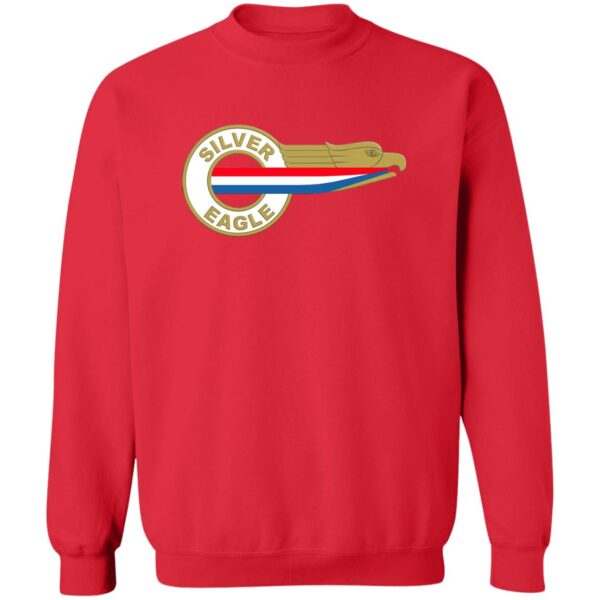 Silver Eagle Curbside Logo Z65x Pullover Crewneck Sweatshirt 8 oz (Closeout) - Image 5