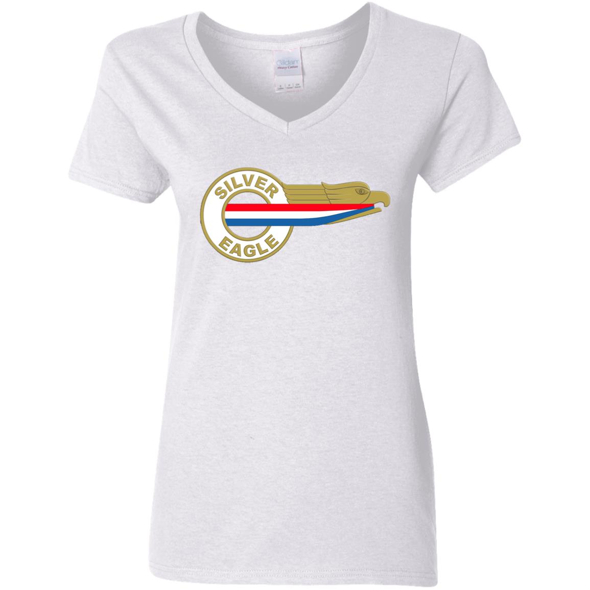 Silver Eagle Curbside Logo G500VL Ladies' 5.3 oz. V-Neck T-Shirt
