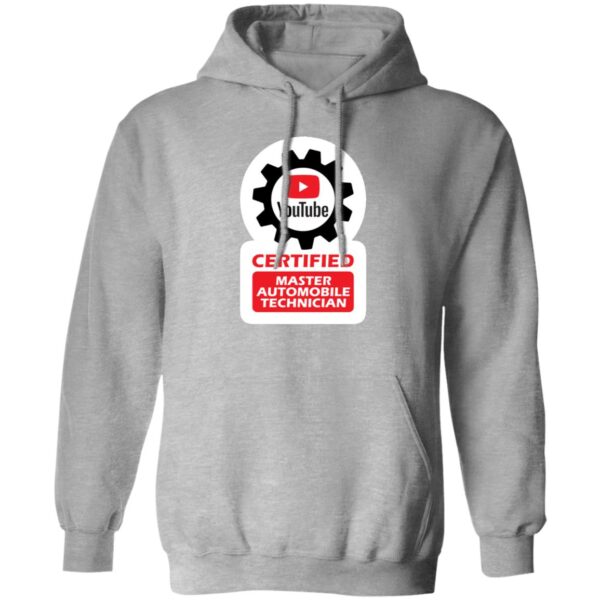 Certified YouTube Master Automotive Technician G185 Pullover Hoodie
