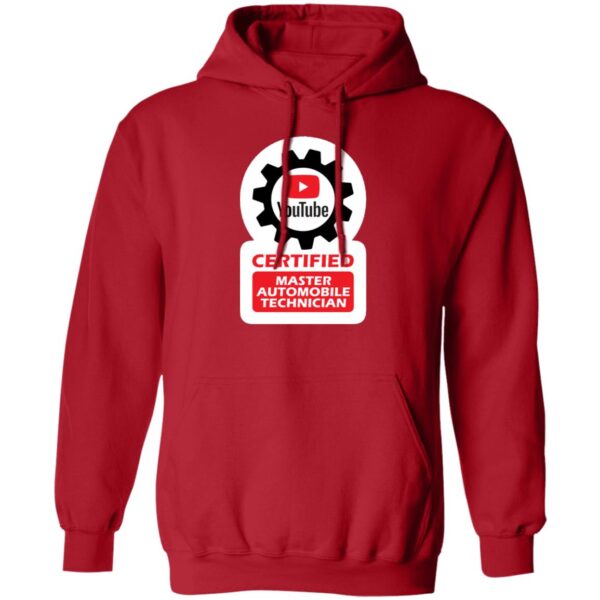 Certified YouTube Master Automotive Technician G185 Pullover Hoodie - Image 10