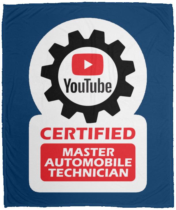 Certified YouTube Master Automotive Technician VPM Cozy Plush Fleece Blanket - 50x60 - Image 10