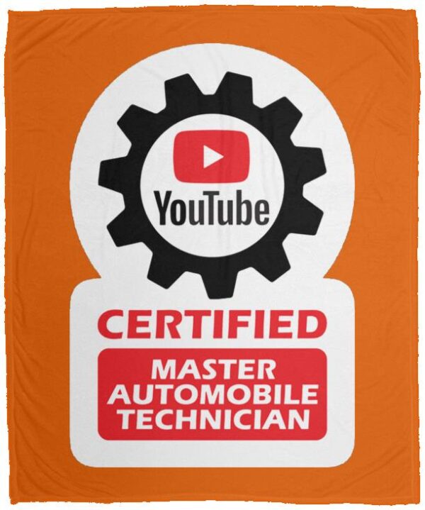 Certified YouTube Master Automotive Technician VPM Cozy Plush Fleece Blanket - 50x60 - Image 3