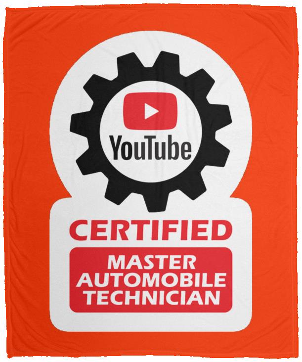 Certified YouTube Master Automotive Technician VPM Cozy Plush Fleece Blanket - 50x60 - Image 7