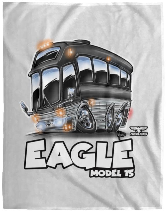 Tooned Eagle Model 15 VPL Cozy Plush Fleece Blanket - 60x80