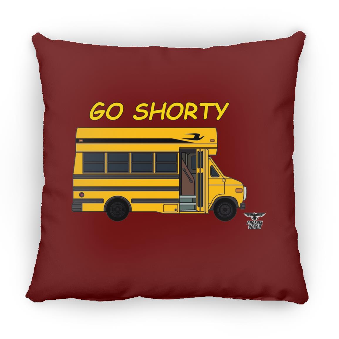 Go Shorty Skoolie ZP14 Small Square Pillow - Image 12