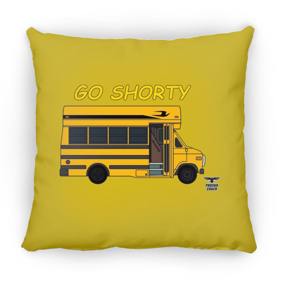 Go Shorty Skoolie ZP14 Small Square Pillow - Image 14