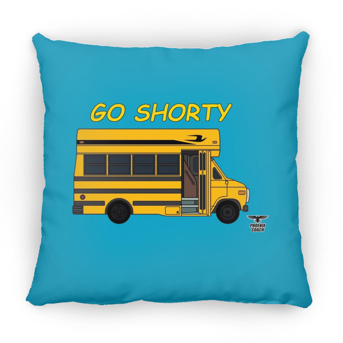 Go Shorty Skoolie ZP14 Small Square Pillow - Image 23