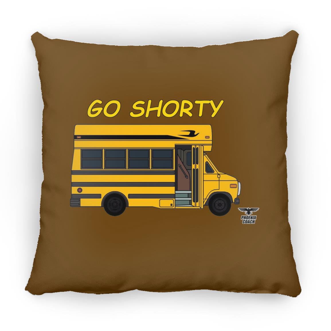 Go Shorty Skoolie ZP14 Small Square Pillow - Image 4