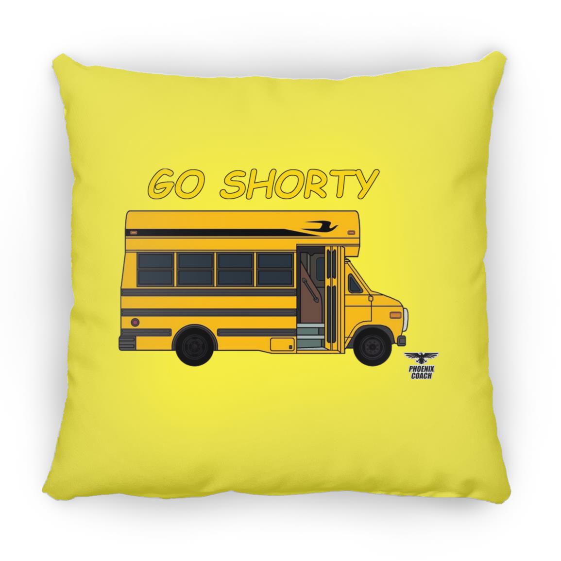 Go Shorty Skoolie ZP14 Small Square Pillow - Image 25